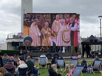 The anointment of King Charles on the big screen