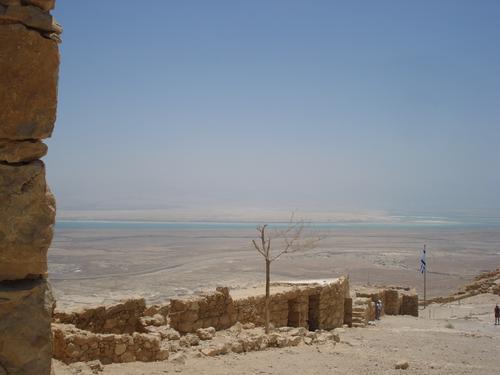 The summit of Masada